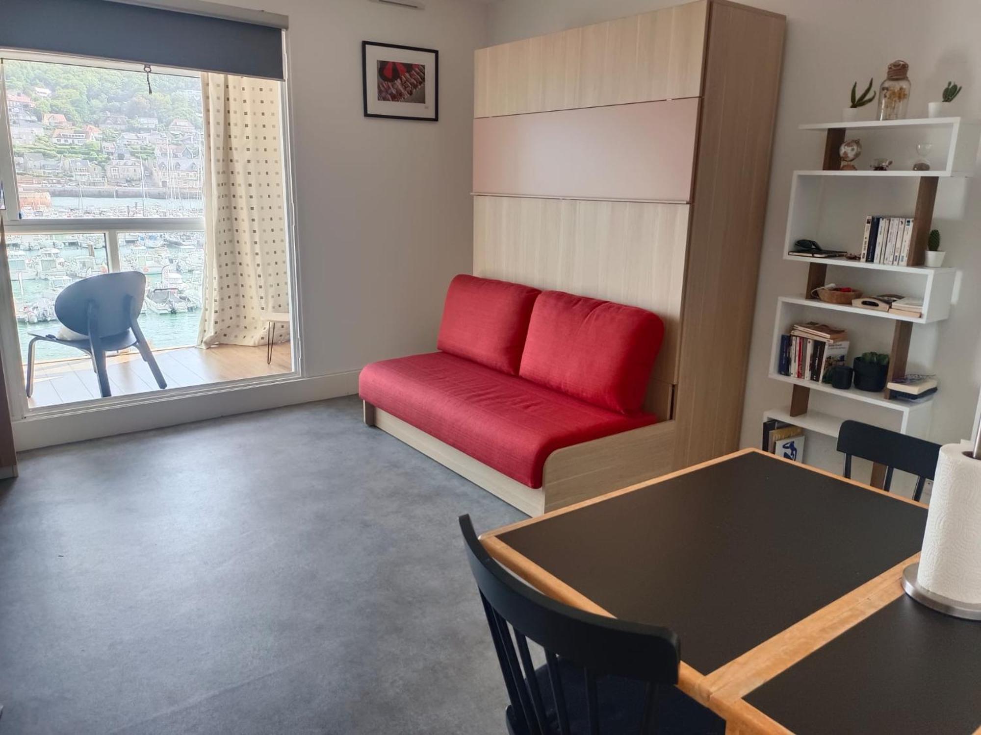 Charmant Studio Avec Vue Sur Le Port Et Falaises Fécamp Εξωτερικό φωτογραφία