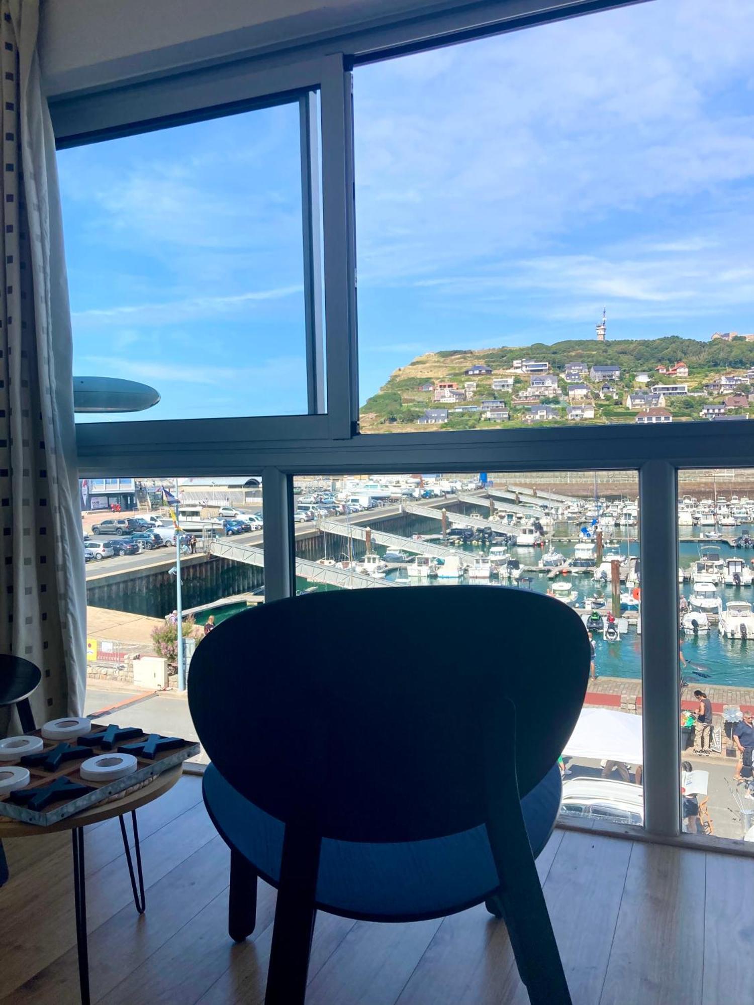Charmant Studio Avec Vue Sur Le Port Et Falaises Fécamp Εξωτερικό φωτογραφία